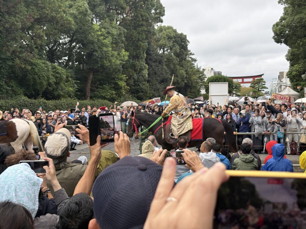 武者姿の射手