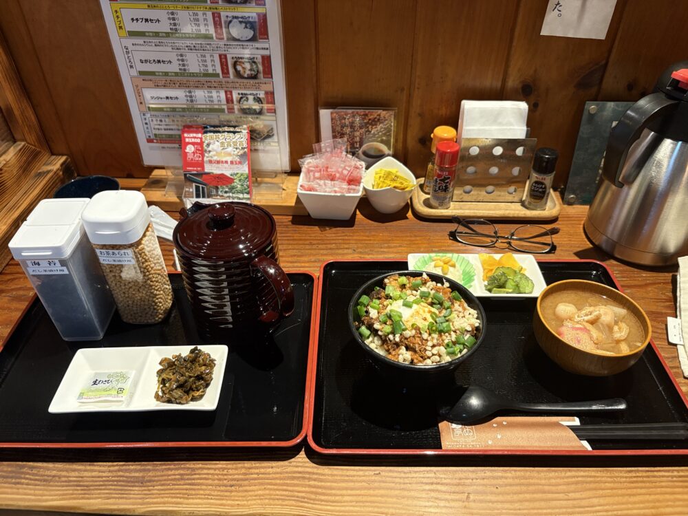 豚玉丼＋出汁茶漬けセット